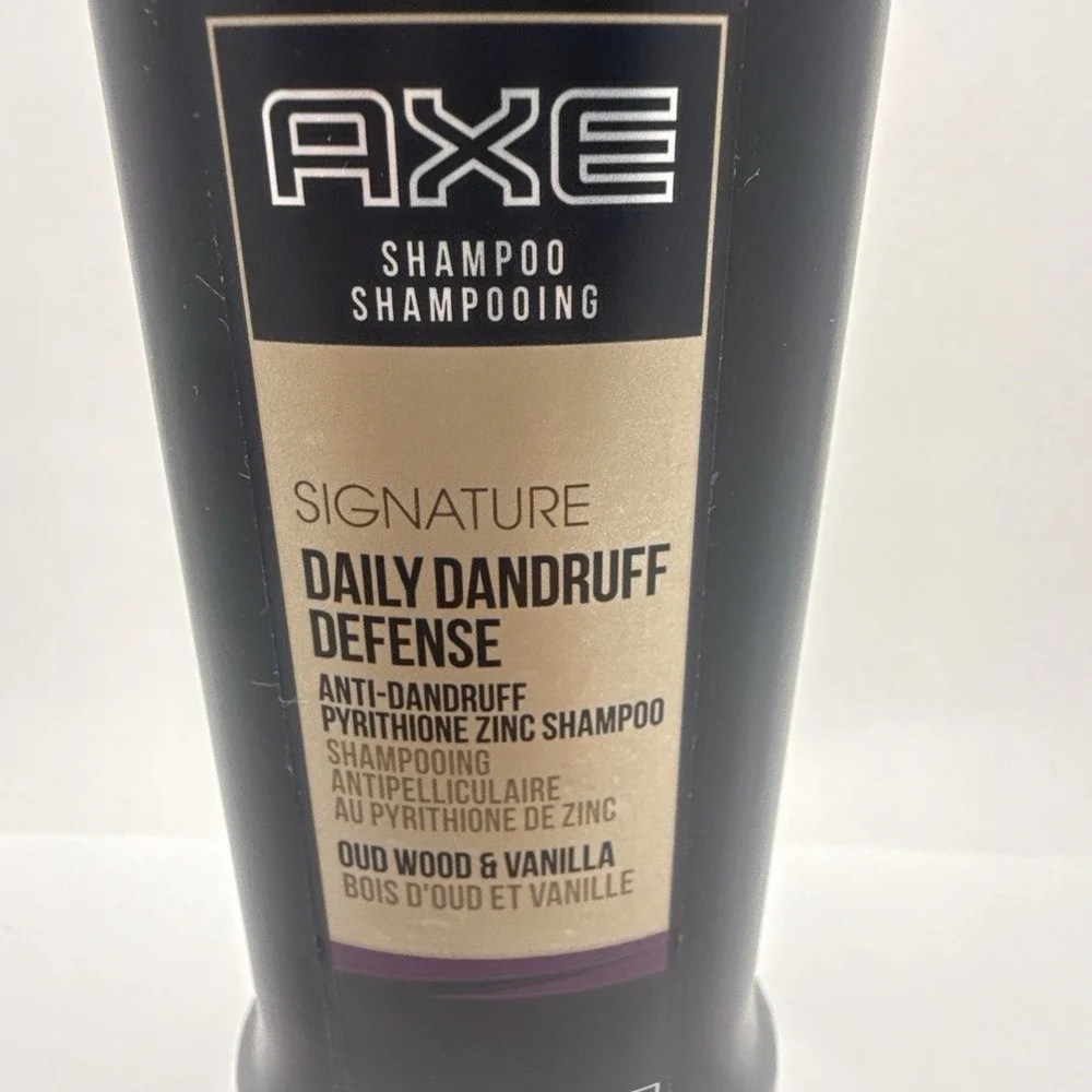 AXE Daily Dandruff Defense Shampoo Oud Wood & Vanilla 12 OZ NEW Discontinued HTF